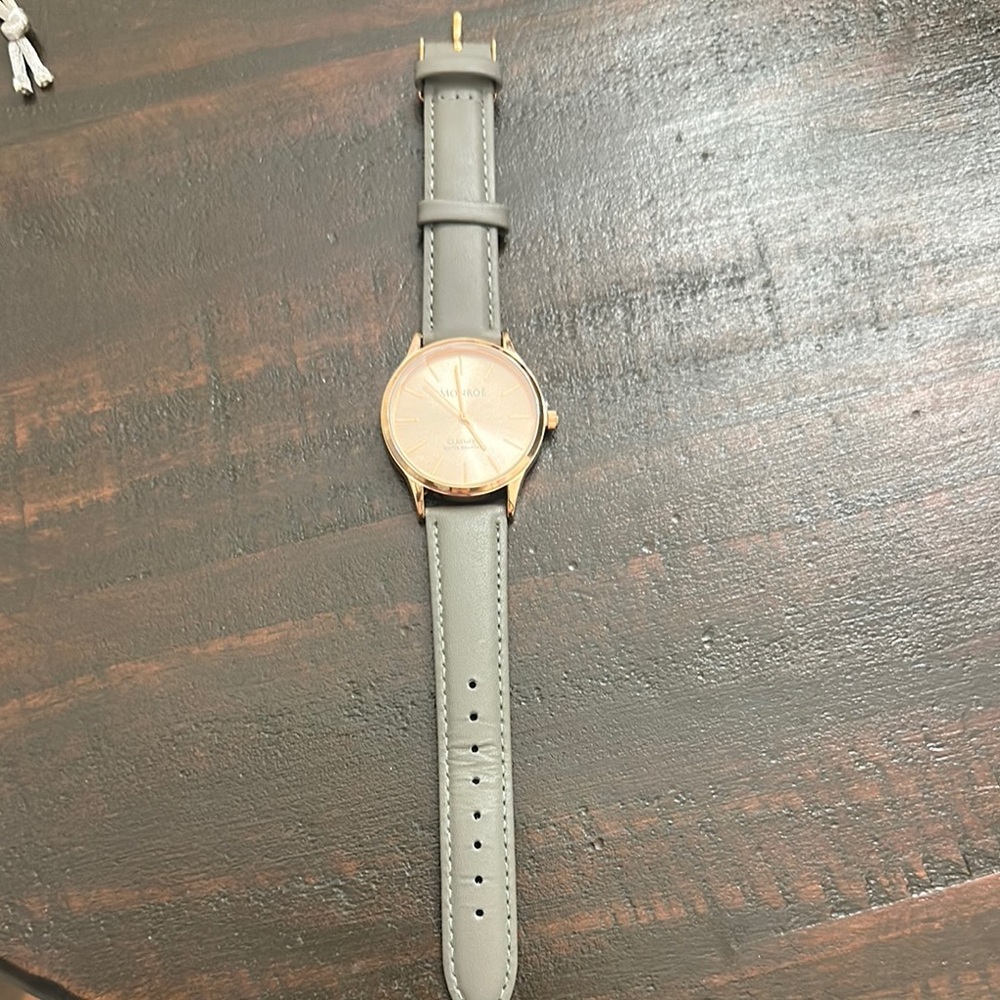 Monroé Watches
SOLÉROSE - CHARCOAL LEATHER
